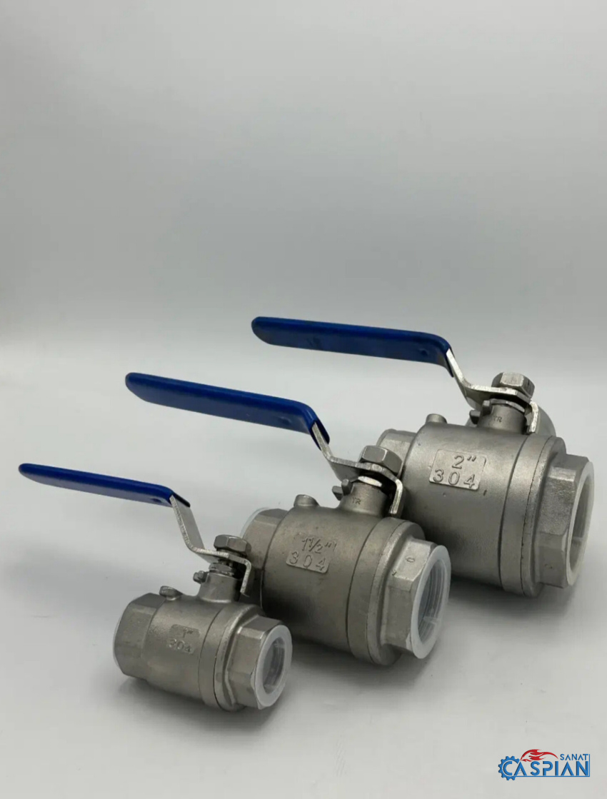 شیر گازی استیل دوتکه نیپونNIPPON