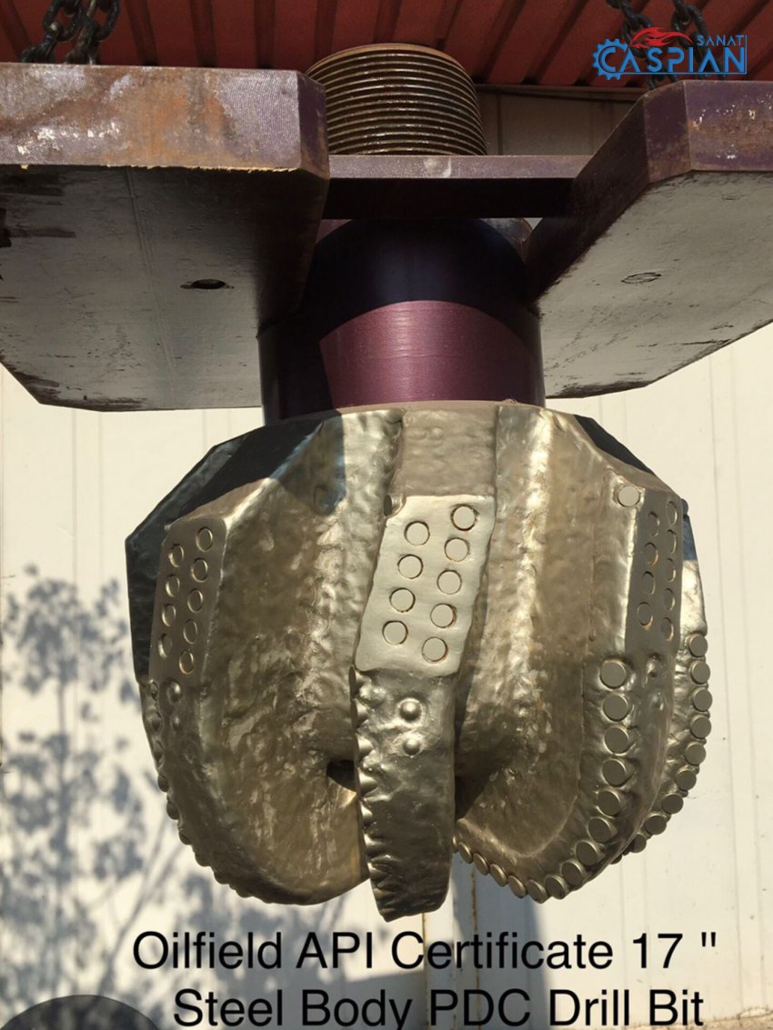مته حفاری PDC استیل بادی ۱۷ اینچ – ولگابارماش روسیه  PDC Steel Body Drill Bit 17in – Volgaburmash Russia